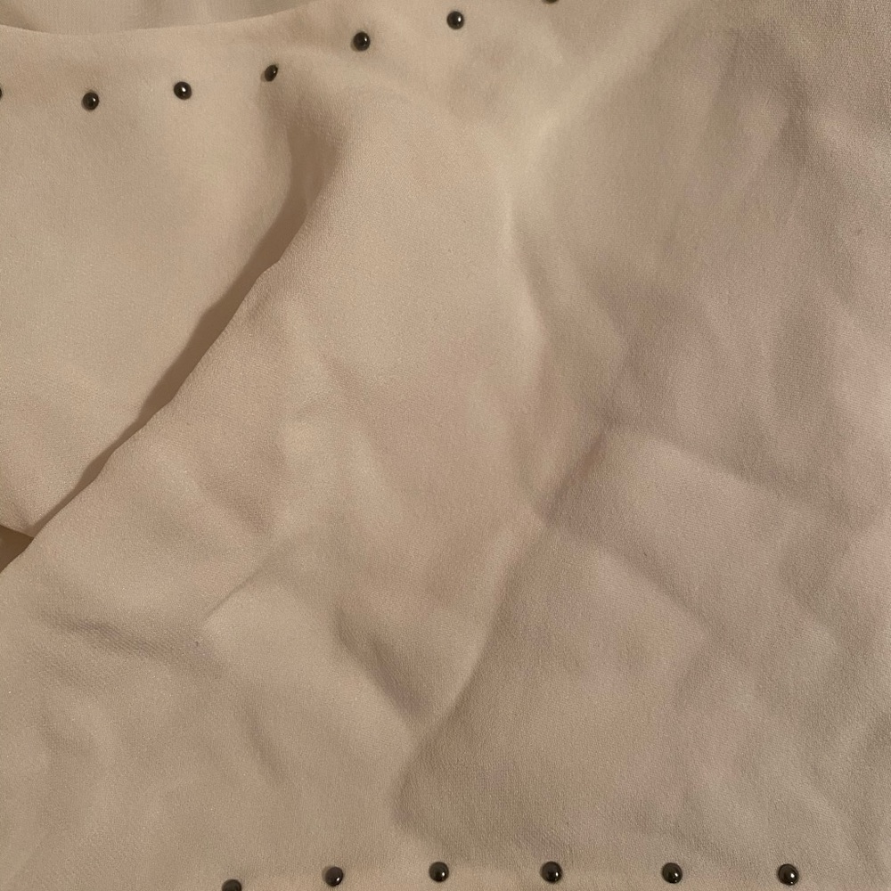 Rebecca Minkoff white tank with studs